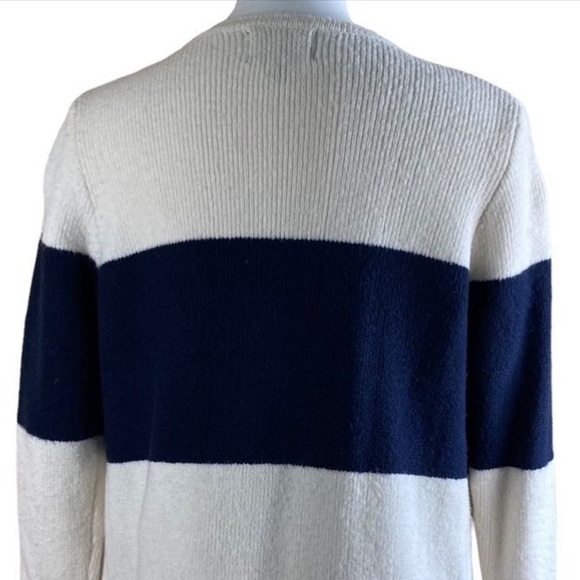 La Fee Verte - Anthropologie Stripe Wool Blend Classy Cardigan Sweater Size XS - Picture 7 of 9